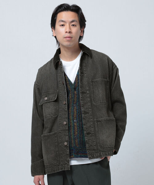 BEAMS（ビームス）の「BEAMS / ルーズ デニム カバーオール（カバーオール・メンズ・ブラック/インディゴブルー・SMALL/MEDIUM/LARGE/X-LARGE）」の8枚目の写真