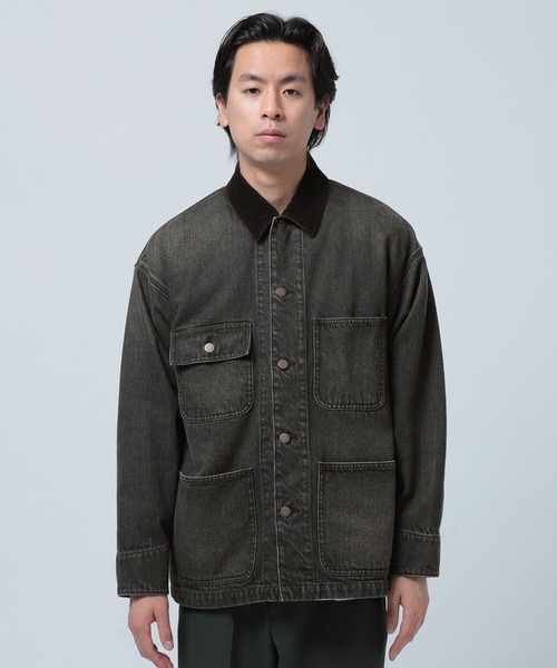 BEAMS（ビームス）の「BEAMS / ルーズ デニム カバーオール（カバーオール・メンズ・ブラック/インディゴブルー・SMALL/MEDIUM/LARGE/X-LARGE）」の16枚目の写真