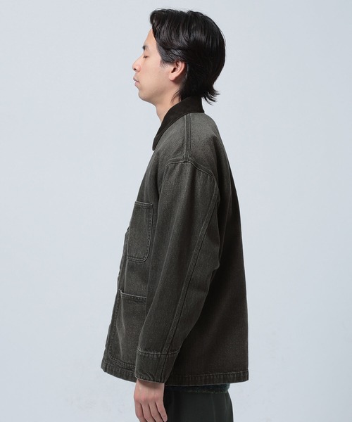 BEAMS（ビームス）の「BEAMS / ルーズ デニム カバーオール（カバーオール・メンズ・ブラック/インディゴブルー・SMALL/MEDIUM/LARGE/X-LARGE）」の14枚目の写真