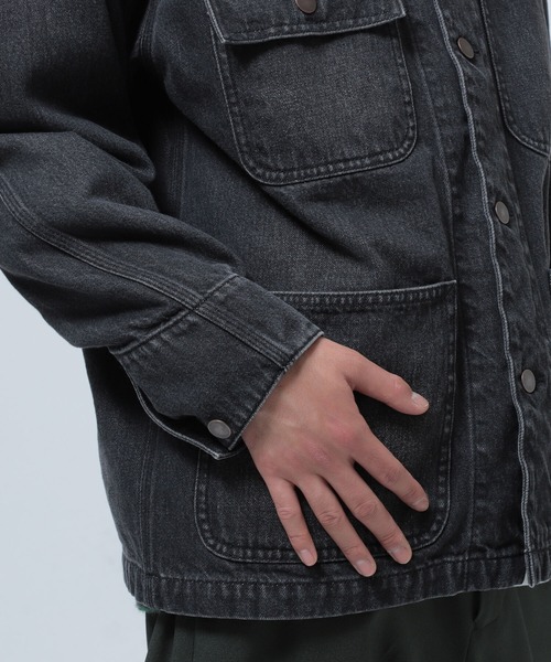 BEAMS（ビームス）の「BEAMS / ルーズ デニム カバーオール（カバーオール・メンズ・ブラック/インディゴブルー・SMALL/MEDIUM/LARGE/X-LARGE）」の12枚目の写真