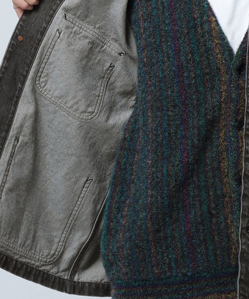 BEAMS（ビームス）の「BEAMS / ルーズ デニム カバーオール（カバーオール・メンズ・ブラック/インディゴブルー・SMALL/MEDIUM/LARGE/X-LARGE）」の10枚目の写真