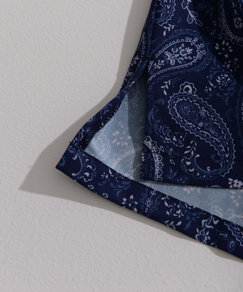 NIDO（ニド）の「【WEARISTA　風早ゆうた×NIDO】総柄シャツ（シャツ/ブラウス・メンズ・ライトグレー/ベージュ/ネイビー/オレンジ/マルチ・MEDIUM/LARGE）」の21枚目の写真