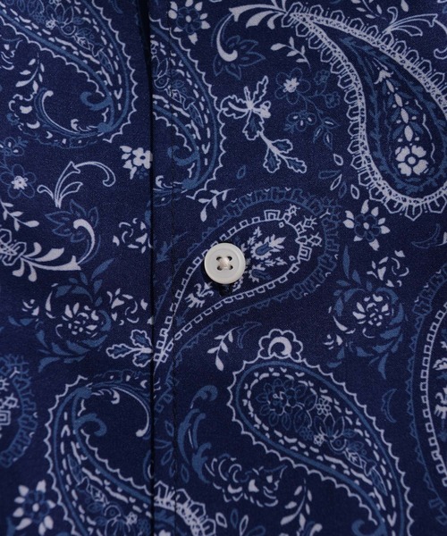 NIDO（ニド）の「【WEARISTA　風早ゆうた×NIDO】総柄シャツ（シャツ/ブラウス・メンズ・ライトグレー/ベージュ/ネイビー/オレンジ/マルチ・MEDIUM/LARGE）」の19枚目の写真