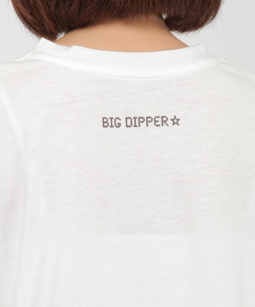 ikka(イッカ)の「Kisaコラボ BIG DipperプリントT(Tシャツ/カットソー・レディース・オフホワイト/ライトグレー・M/L/S)」の8枚目の写真