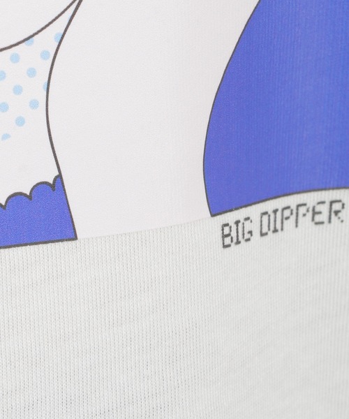 ikka(イッカ)の「Kisaコラボ BIG DipperプリントT(Tシャツ/カットソー・レディース・オフホワイト/ライトグレー・M/L/S)」の6枚目の写真