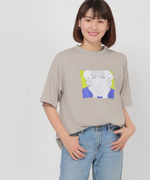 ikka(イッカ)の「Kisaコラボ BIG DipperプリントT(Tシャツ/カットソー・レディース・オフホワイト/ライトグレー・M/L/S)」の20枚目の写真