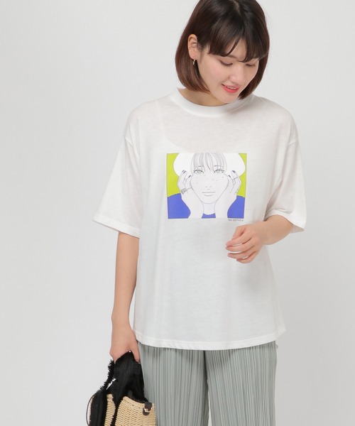ikka(イッカ)の「Kisaコラボ BIG DipperプリントT(Tシャツ/カットソー・レディース・オフホワイト/ライトグレー・M/L/S)」の19枚目の写真