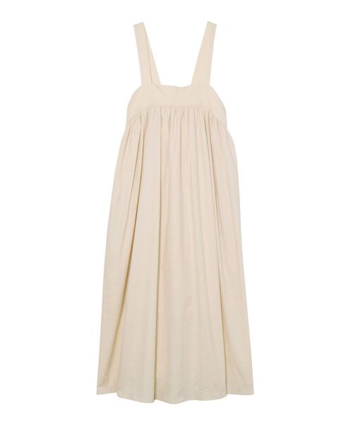 LAGUNAMOON(ラグナムーン)の「ギャザーフレアーキャミワンピース(ワンピース・レディース・アイボリー/ブラック・FREE)」の19枚目の写真