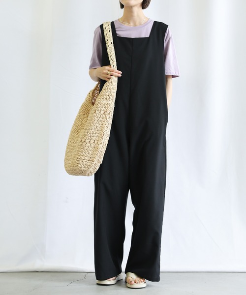 select MOCA(セレクトモカ)の「2021 SS ストローホーボーバッグ(ショルダーバッグ・レディース・ブラック/ベージュ/アイボリー・FREE)」の12枚目の写真