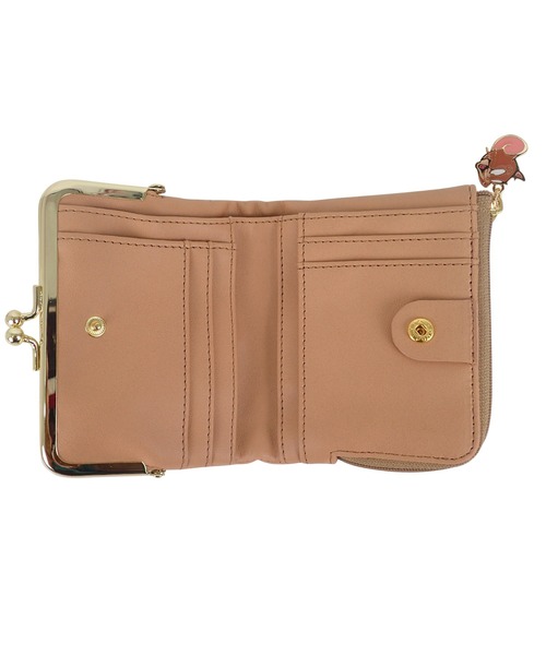 flapper_bags(フラッパー)の「TOM&JERRY×Flapperエポチャーム付エンボスウォレット(財布・レディース・ベージュ/ブラック・FREE)」の7枚目の写真