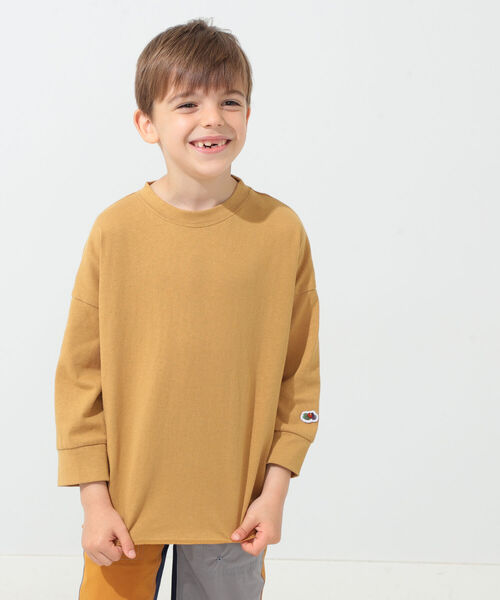 こども ビームス(コドモビームス)の「FRUIT OF THE LOOM × こども ビームス / 別注 ロングスリーブ Tシャツ 21(80~160cm)(Tシャツ/カットソー・キッズ・ベージュ/オフホワイト/ラベンダー・100/110/120/80/130/140/150/90t/160)」の17枚目の写真