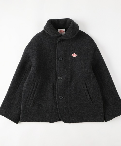 DANTON(ダントン)の「DANTON/ダントン ウールラウンドカラージャケット ROUND COLLAR JKT(ウィメンズ)DT-A0010WOP(ピーコート・レディース・ベージュ/ネイビー/グレイッシュベージュ/チャコールグレー・36/34/38)」の19枚目の写真