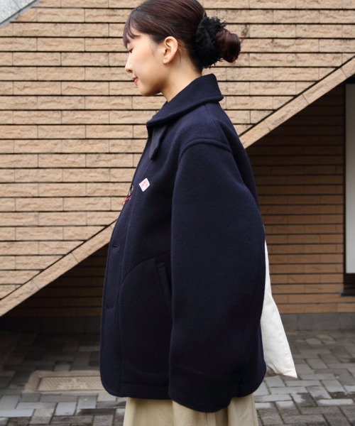 DANTON/ダントン ウールラウンドカラージャケット ROUND COLLAR JKT