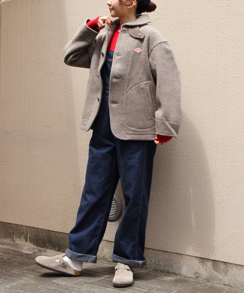 DANTON/ダントン ウールラウンドカラージャケット ROUND COLLAR