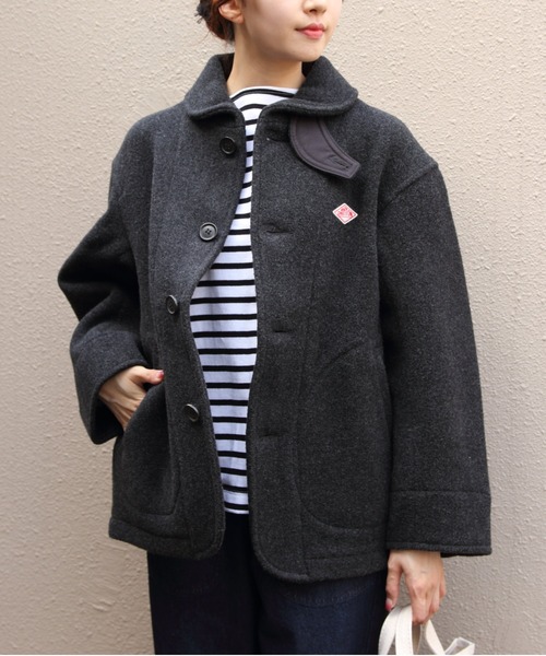 DANTON/ダントン ウールラウンドカラージャケット ROUND COLLAR