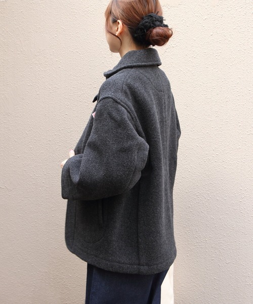 未使用級美品✨　danton ピーコート　ダークグレー　36 ウール 2577895498.jpg?1746595997