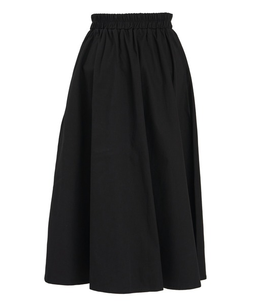 PUNYUS（プニュズ）の「ツイルロングスカート（スカート・レディース・ブラック/グリーン/ライトブラウン/ピンク/アイボリー・4/2/3/1）」の3枚目の写真