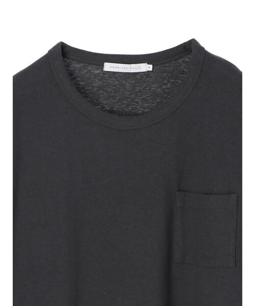 AMERICAN HOLIC(アメリカンホリック)の「ポケット付きゆるカットプルオーバー(Tシャツ/カットソー・レディース・オフホワイト/チャコールグレー/モカ・L/M)」の14枚目の写真