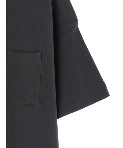 AMERICAN HOLIC(アメリカンホリック)の「ポケット付きゆるカットプルオーバー(Tシャツ/カットソー・レディース・オフホワイト/チャコールグレー/モカ・L/M)」の13枚目の写真