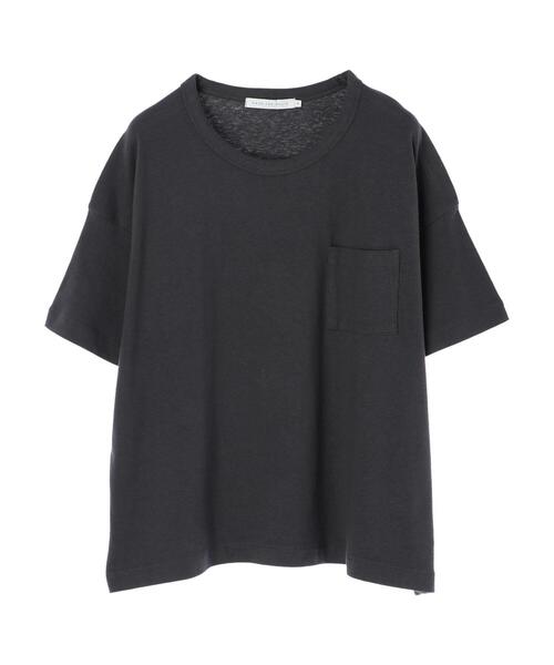 AMERICAN HOLIC(アメリカンホリック)の「ポケット付きゆるカットプルオーバー(Tシャツ/カットソー・レディース・オフホワイト/チャコールグレー/モカ・L/M)」の10枚目の写真