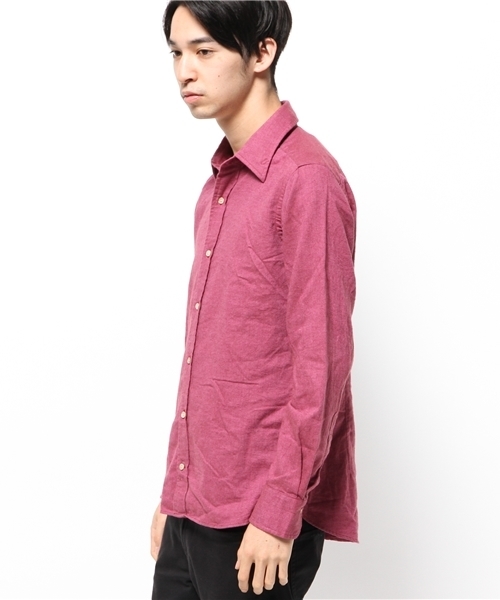 KATHARINE HAMNETT LONDON （キャサリンハムネットロンドン）の「VIYELLA TWILL / ビエラツイルシャツ（シャツ/ブラウス・メンズ・ホワイト/ネイビー/ピンク・AL/LARGE/MEDIUM）」の5枚目の写真