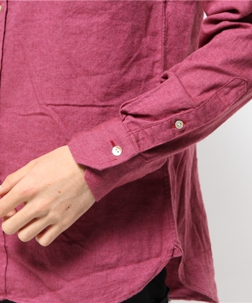 KATHARINE HAMNETT LONDON （キャサリンハムネットロンドン）の「VIYELLA TWILL / ビエラツイルシャツ（シャツ/ブラウス・メンズ・ホワイト/ネイビー/ピンク・AL/LARGE/MEDIUM）」の8枚目の写真