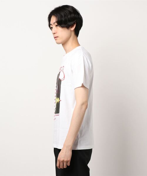 おしゃれスタ（オシャレスタ）の「フォトプリントTシャツ(MKTM)（Tシャツ/カットソー・メンズ・ホワイト/ブラック・M/L）」の3枚目の写真