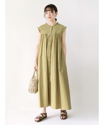 Samansa Mos2 | レース貼りノースリワンピース(ワンピース)