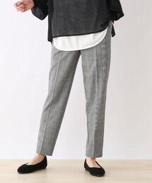 SHOO・LA・RUE | 【SS-3L/標準丈/3Dスキャン】ドライタッチテーパードパンツ(その他パンツ)