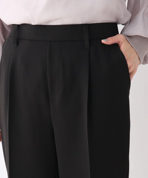 SHOO・LA・RUE（シューラルー）の「◆【SS-3L/標準丈/3Dスキャン】ドライタッチテーパードパンツ（その他パンツ・レディース・グレー系その他2/ブラック/ナチュラル/レンガ・01/03/05/02/04/10/06）」の7枚目の写真