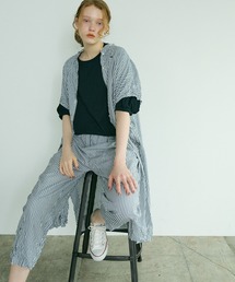 PUAL CE CIN | 冷感ストライプワンピース(ワンピース)