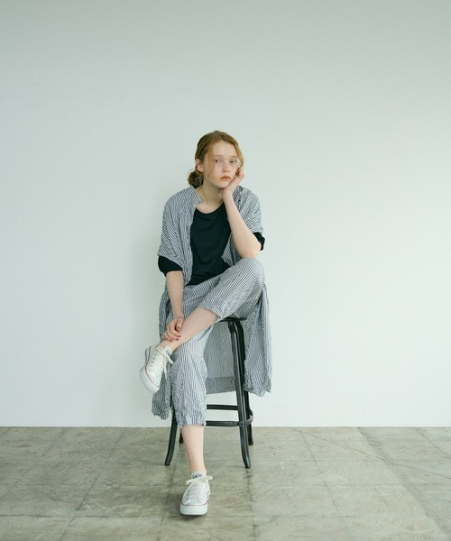 PUAL CE CIN（ピュアルセシン）の「冷感ストライプワンピース（ワンピース・レディース・その他1/その他2・FREE）」の14枚目の写真