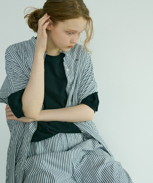 PUAL CE CIN（ピュアルセシン）の「冷感ストライプワンピース（ワンピース・レディース・その他1/その他2・FREE）」の17枚目の写真