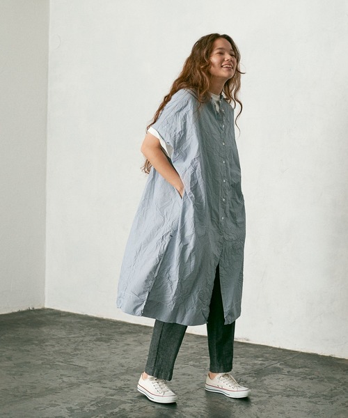 PUAL CE CIN（ピュアルセシン）の「冷感ストライプワンピース（ワンピース・レディース・その他1/その他2・FREE）」の7枚目の写真