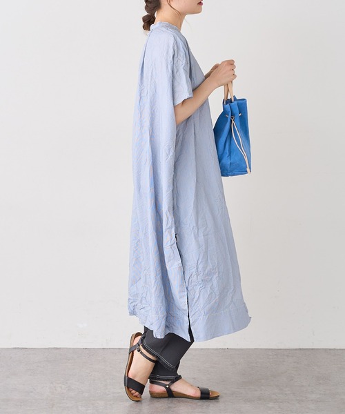 PUAL CE CIN（ピュアルセシン）の「冷感ストライプワンピース（ワンピース・レディース・その他1/その他2・FREE）」の12枚目の写真