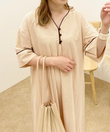 【apres jour clair】パイピングワンピース【ZOZOTOWN限定アイテム】