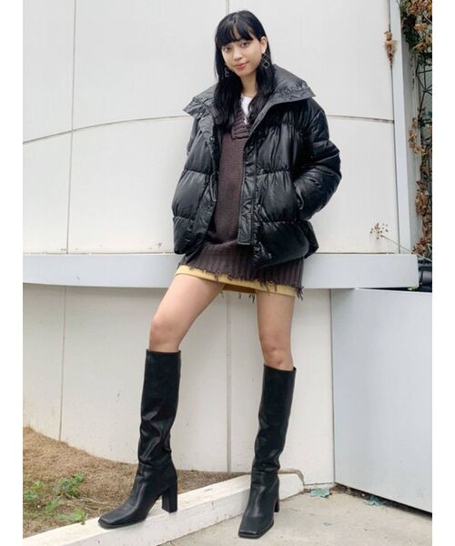 EMODA（エモダ）の「パネルパターンミニスカート（スカート・レディース・グレー/ブラック/イエロー/その他・SMALL/MEDIUM）」の12枚目の写真