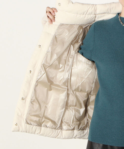 NOLLEY’S（ノーリーズ）の「【HERNO/ヘルノ】ニットグローブ付ダウン EOLO（ダウンジャケット/コート・レディース・グレイッシュベージュ/キナリ・42）」の16枚目の写真