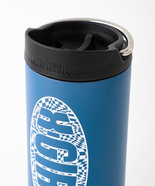 X-girl（エックスガール）の「X-girl × KLEAN KANTEEN CHECKER LOGO（グラス/マグカップ/タンブラー・レディース・ブラック/ブルー・ONE SIZE）」の4枚目の写真