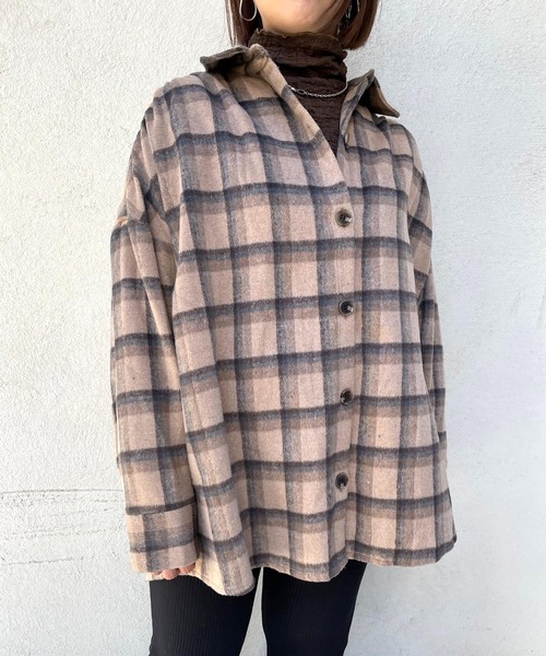 【セール】☆ ギャザーシャツ（シャツ/ブラウス）｜JUGLANS（ユグランス）