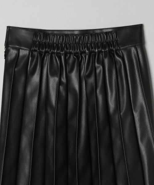 JEANASIS（ジーナシス）の「ヴィーガンレザーピンタックプリーツスカート/237811（スカート・レディース・ブラック・SMALL/MEDIUM）」の11枚目の写真