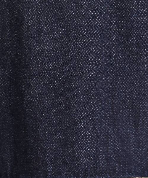 MAJESTIC LEGON(マジェスティックレゴン)の「クルーネックGジャン(デニムジャケット・レディース・ネイビー/アイボリー・SMALL/MEDIUM)」の22枚目の写真