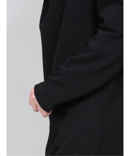 semantic design（セマンティックデザイン）の「セマンティックデザイン/semantic design　ドレープデザイン長袖ゆるTシャツ（Tシャツ/カットソー・メンズ・ブラック/ホワイト・LARGE/MEDIUM/X-LARGE）」の7枚目の写真