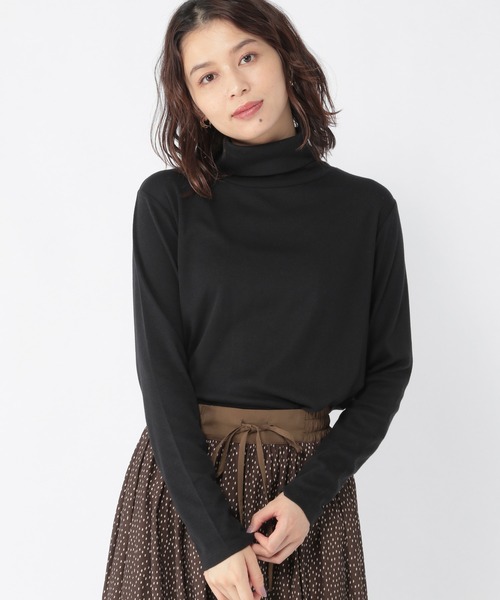 studio CLIP（スタディオクリップ）の「ジンジャータートルネックプルオーバー（Tシャツ/カットソー・レディース・オフホワイト/ブラック/その他1/その他2・LARGE/MEDIUM）」の3枚目の写真
