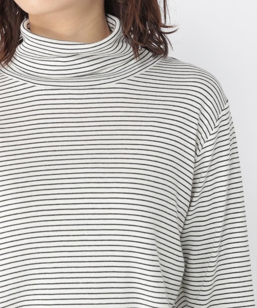 studio CLIP（スタディオクリップ）の「ジンジャータートルネックプルオーバー（Tシャツ/カットソー・レディース・オフホワイト/ブラック/その他1/その他2・LARGE/MEDIUM）」の14枚目の写真