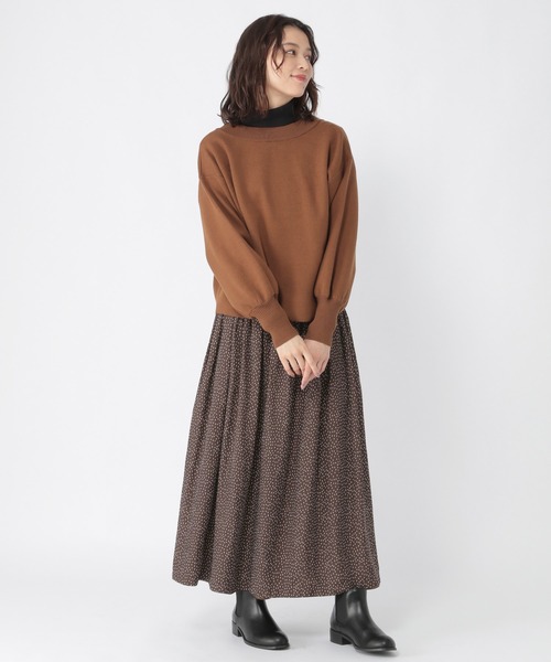 studio CLIP（スタディオクリップ）の「ジンジャータートルネックプルオーバー（Tシャツ/カットソー・レディース・オフホワイト/ブラック/その他1/その他2・LARGE/MEDIUM）」の8枚目の写真