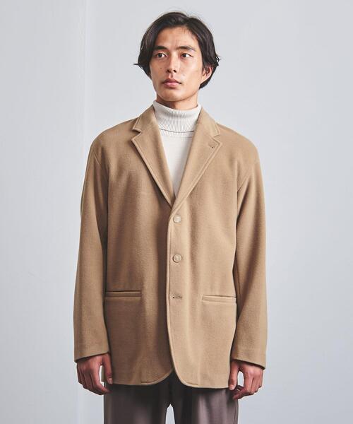 AURALEE（オーラリー）の「＜AURALEE（オーラリー）＞ モッサー オーバージャケット■■■（テーラードジャケット・メンズ・ブラック/ベージュ・5/3/4）」の5枚目の写真