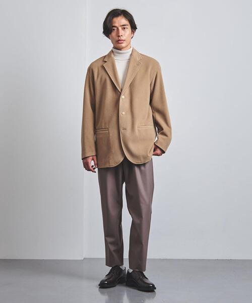 AURALEE（オーラリー）の「＜AURALEE（オーラリー）＞ モッサー オーバージャケット■■■（テーラードジャケット・メンズ・ブラック/ベージュ・5/3/4）」の10枚目の写真