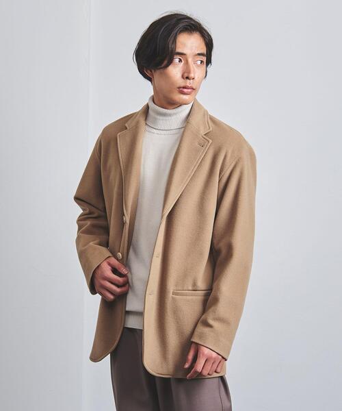 AURALEE（オーラリー）の「＜AURALEE（オーラリー）＞ モッサー オーバージャケット■■■（テーラードジャケット・メンズ・ブラック/ベージュ・5/3/4）」の12枚目の写真