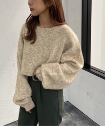 apres jour mignon | ウール混メランジニット【ZOZOTOWN限定アイテム】(ニット/セーター)